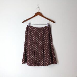 GAP Brown Polka Dot Skirt